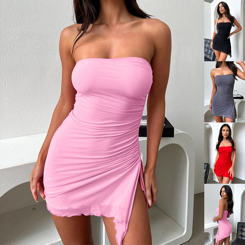 GlowSplit Dress